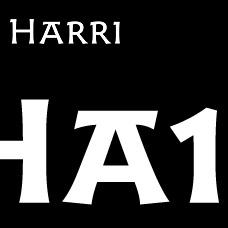 Harri typeface detail