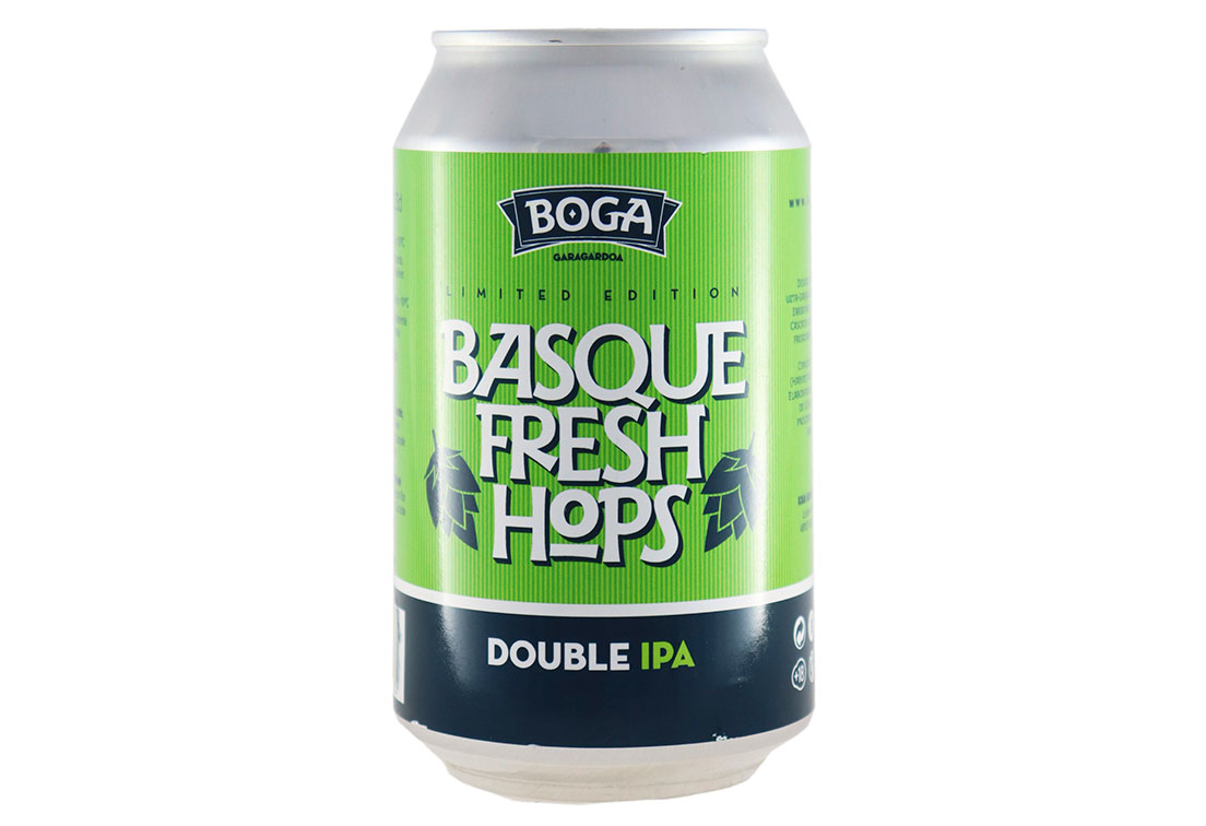Harri typeface in use: Boga (Basque beer)
