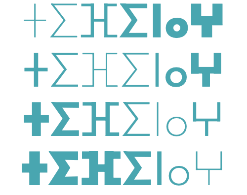 Ingeo Tifinagh variable font sample animation